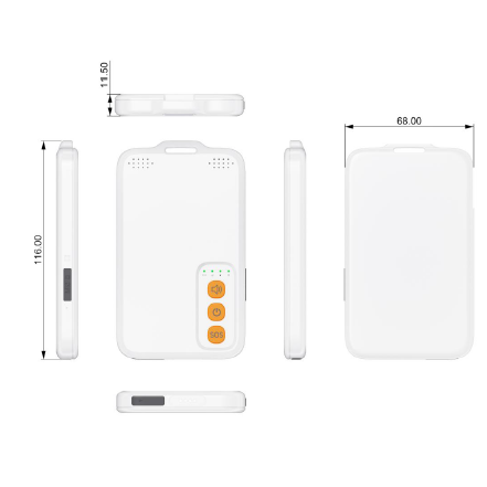 [WP-1047] 室內外定位智慧電子工牌